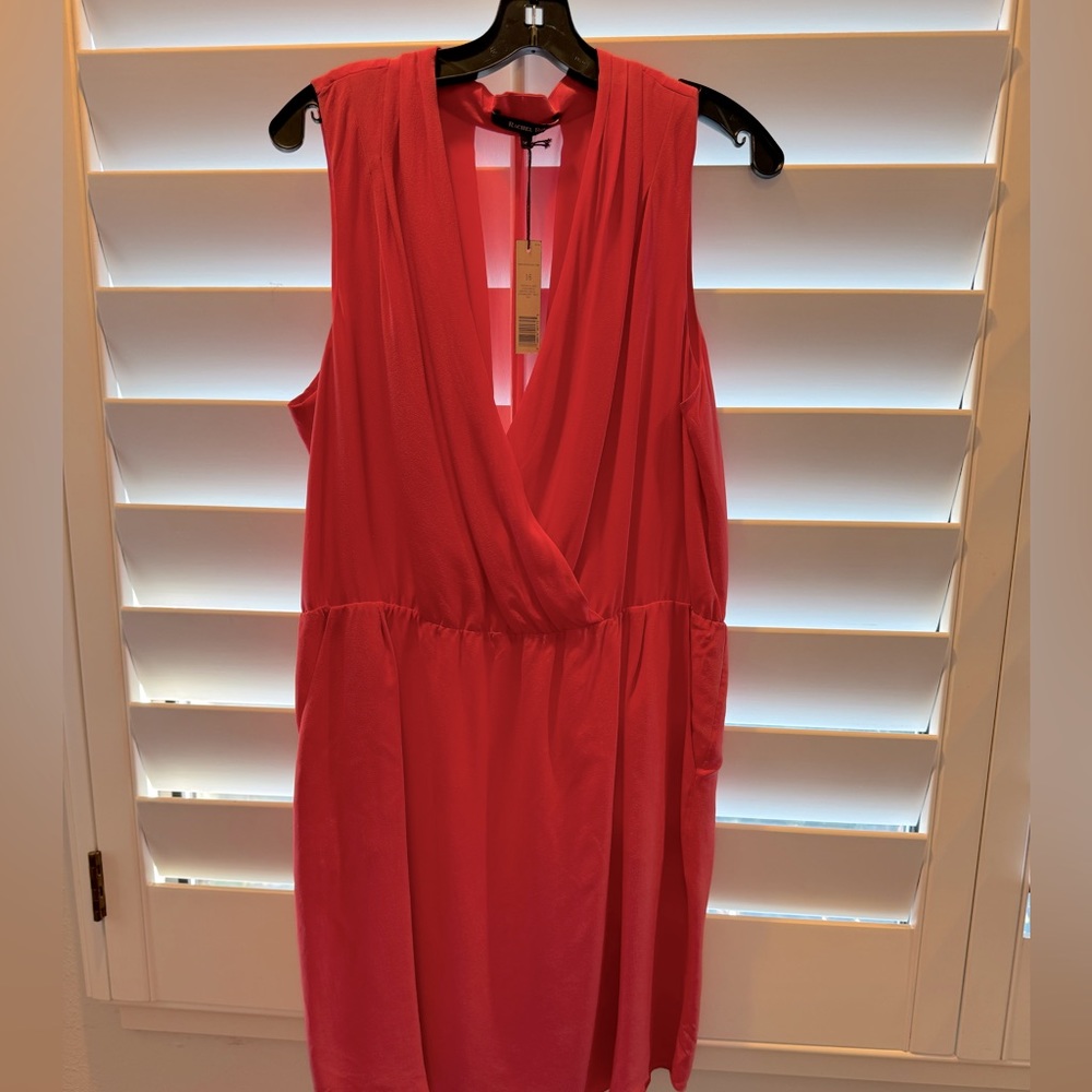 NWT, Rachel Roy Sleeveless Draped Dress, Size 16